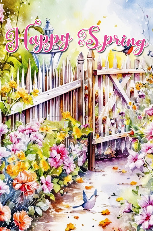 Spring Garden Flag068