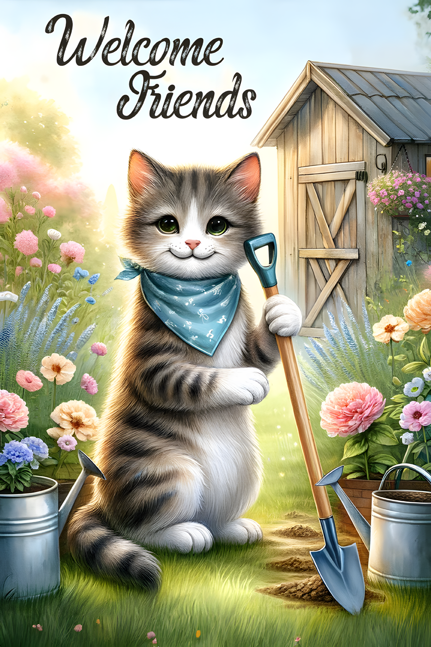 Welcome Garden Flag003