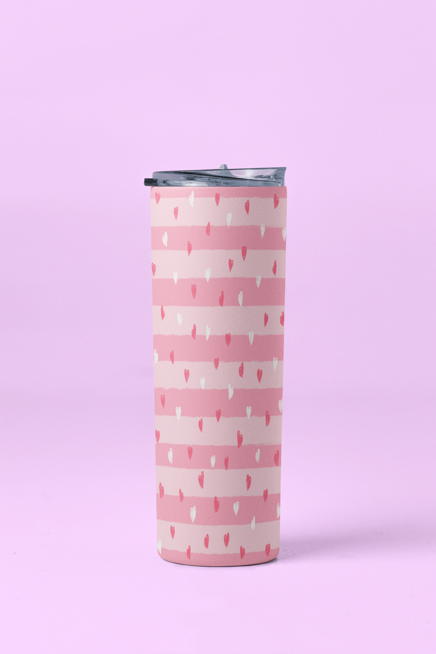 Hearts & Stripes Skinny Tumbler 20oz