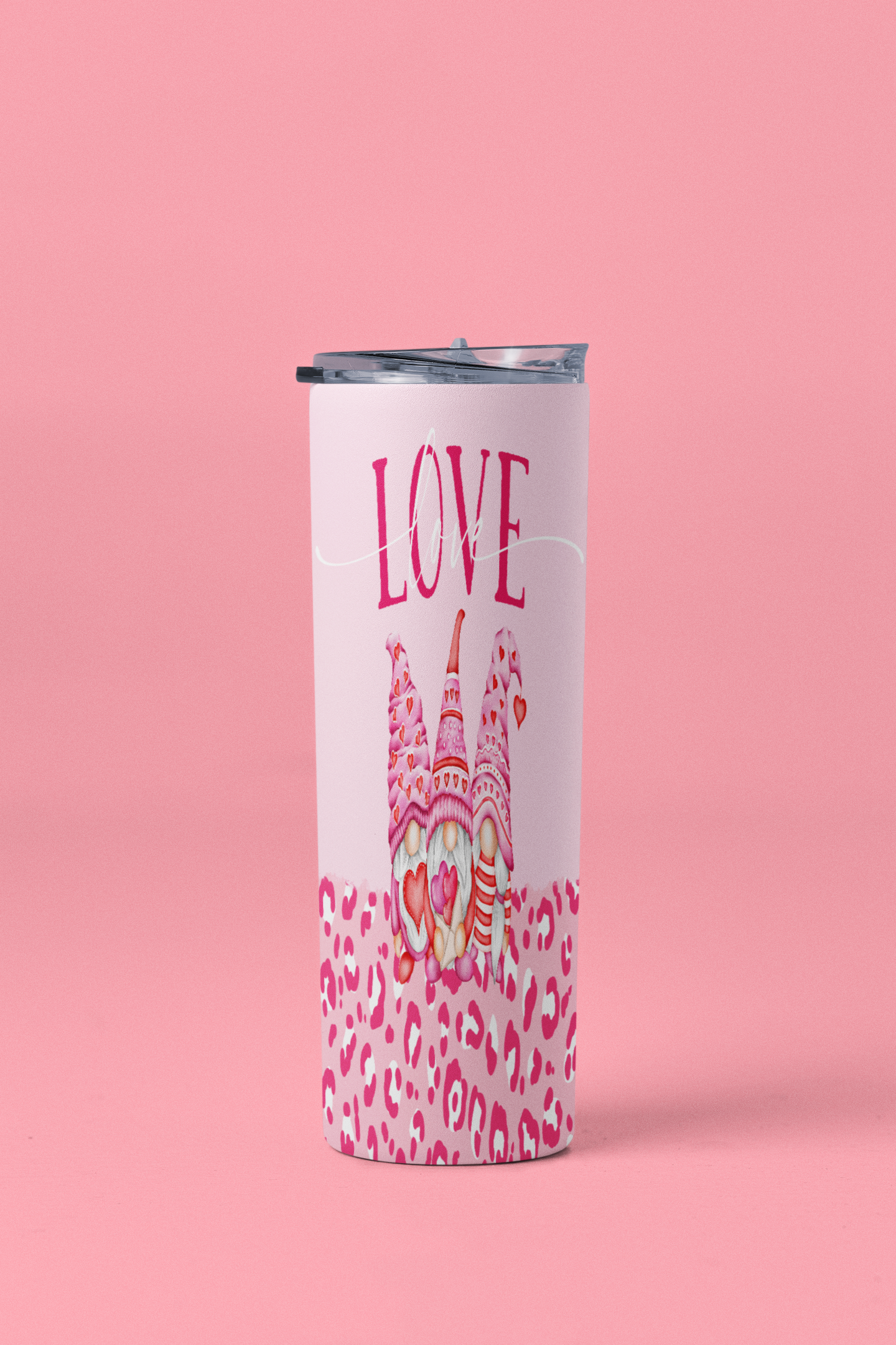 Love 3 Gnomes Skinny Tumbler 20oz