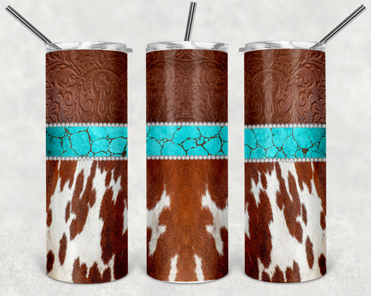 Leather and Hides Skinny Tumbler 20oz