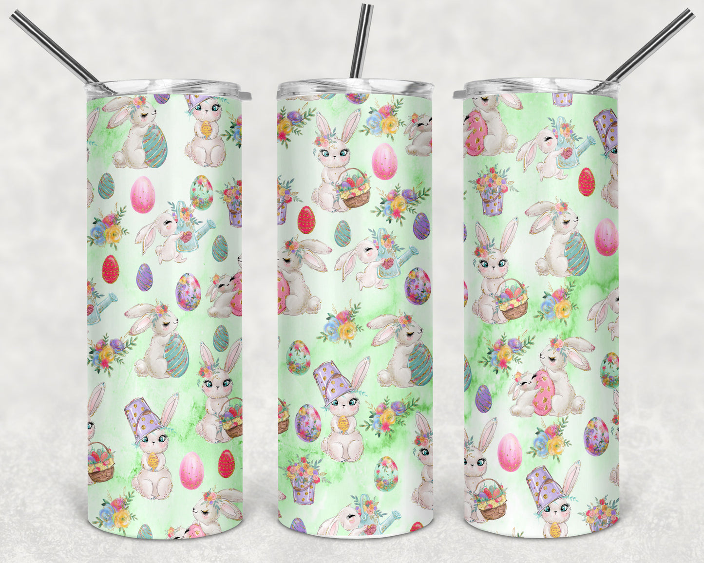 Easter Bunnies Skinny Tumbler 20oz