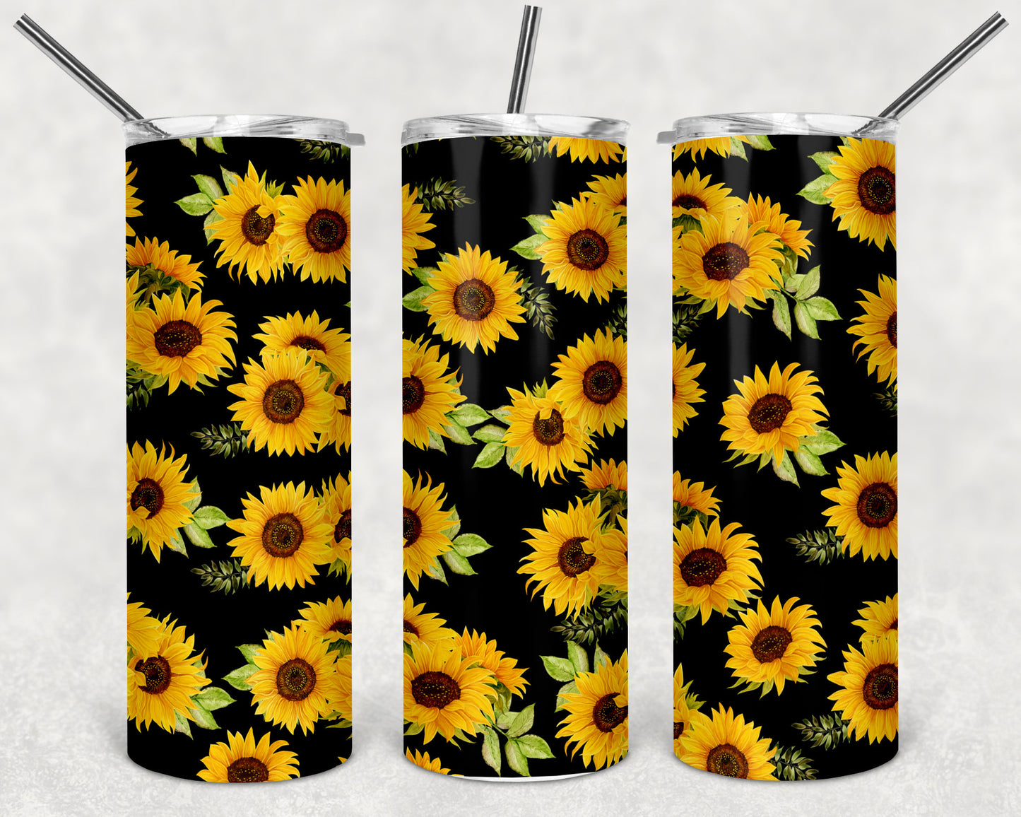 Sunflowers Skinny Tumbler 20oz