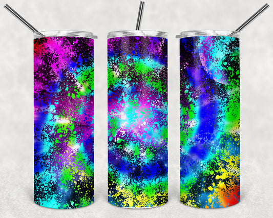 Tie Dye Galaxy Skinny Tumbler 20oz