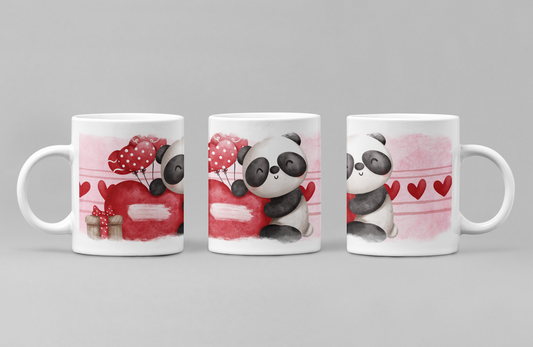 Panda Bear Valentine's Mug