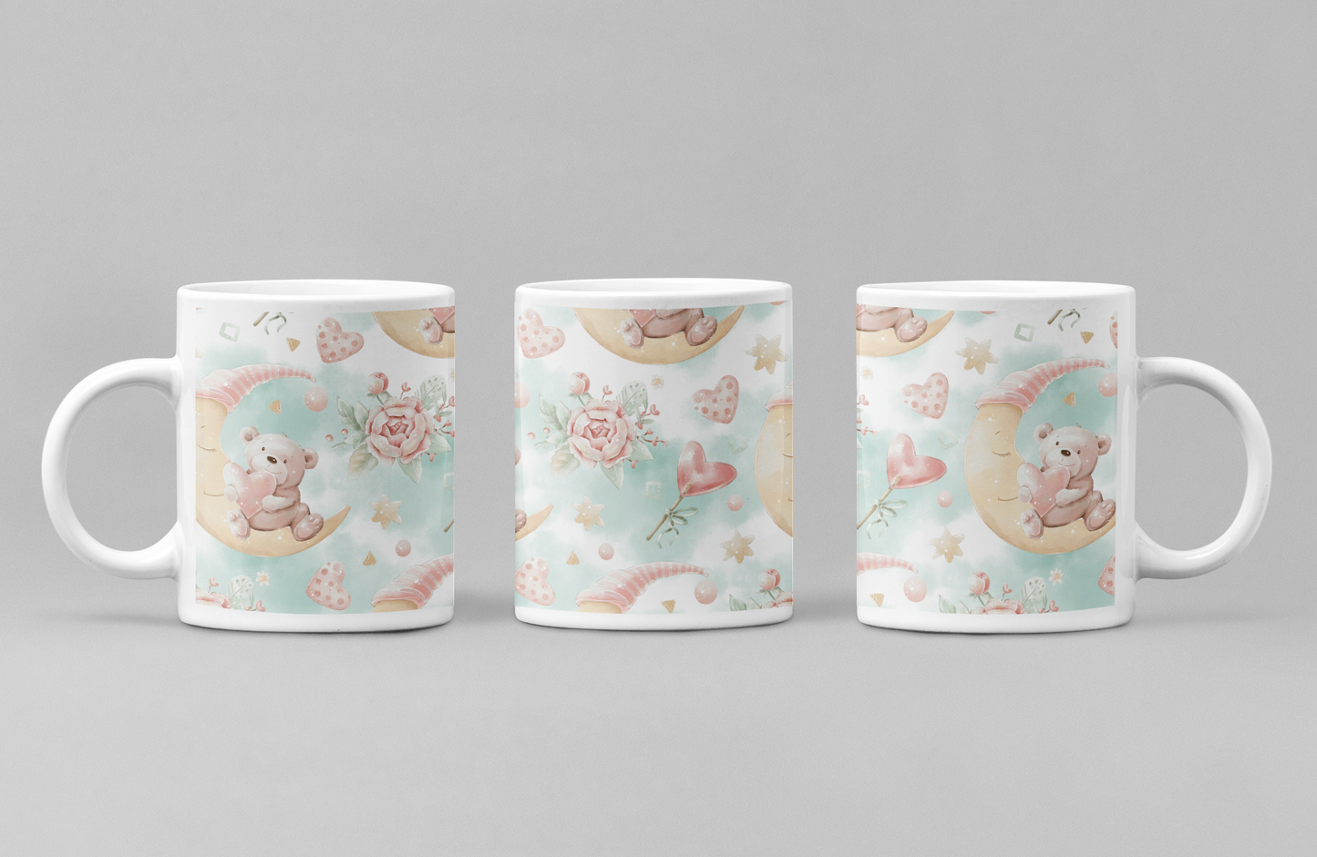 Hearts 'n Bears and Moon Mug